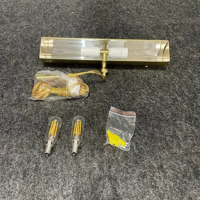Modern Brass Wall Lamp Picture Light, Adjustable, LED Bulbs Included - Thumbnail 2