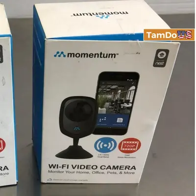 Momentum Wi-Fi Stick-Up Security Cloud Camera, Baby Monitor, HD Video, Two-Way - Thumbnail 3