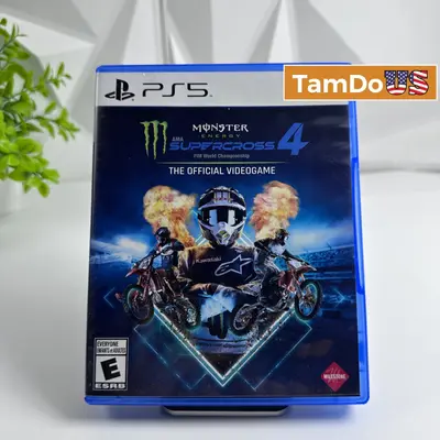 Monster Energy Supercross 4 Sony PlayStation 5 PS5 Game Disc - New Open Box - Real photo at TamDo.us