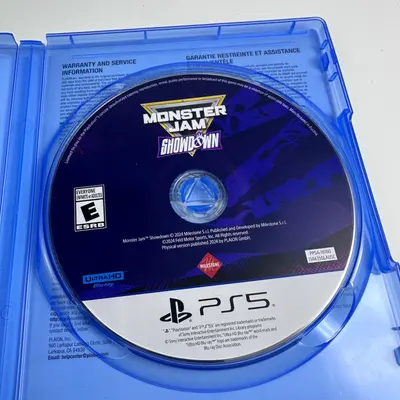 Monster Jam Showdown Sony PlayStation 5 PS5 Disc Case Complete - Thumbnail 3