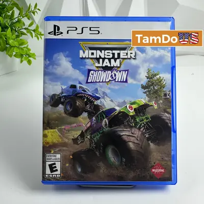 Monster Jam Showdown Sony PlayStation 5 PS5 Disc Case Complete - New Open Box - Real photo at TamDo.us