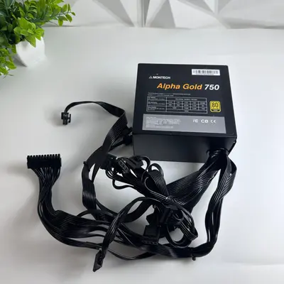 Montech Alpha Gold 750W 80 Plus Gold Power Supply XWYA09-750W ATX Power Supply - Thumbnail 5