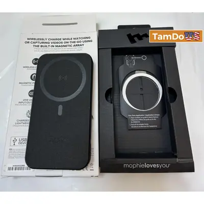 Mophie Wirelessly Charge while watching or capturing video, Magnetic Array - New Open Box - Real photo at TamDo.us