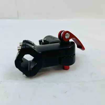 Motorcycle Hydraulic Clutch Master Cylinder Lever Assembly, CNC Black/Red - Thumbnail 4