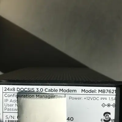 Motorola MB7621 24x8 DOCSIS 3.0 Cable Modem 1000Mbps - Thumbnail 6