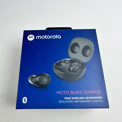 Motorola Moto Buds Charge True Wireless Earbuds, Bluetooth 5.0, Black - Thumbnail 2
