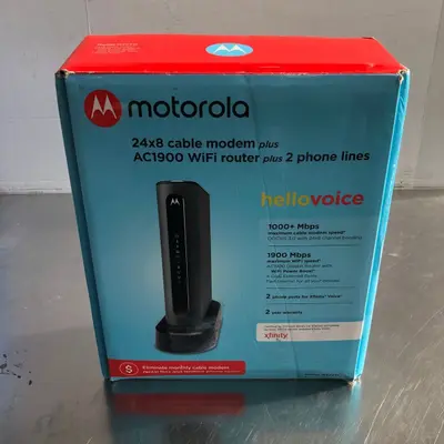 Motorola MT7711 Cable Modem Router, 24x8 DOCSIS 3.0, AC1900, Voice - Thumbnail 5