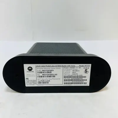 Motorola MT7711 Cable Modem Router, 24x8 DOCSIS 3.0, AC1900, Voice - Thumbnail 3
