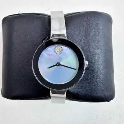 Movado Bold Bangle Women’s Swiss Quartz Watch, Stainless Steel 28 mm - Thumbnail 2