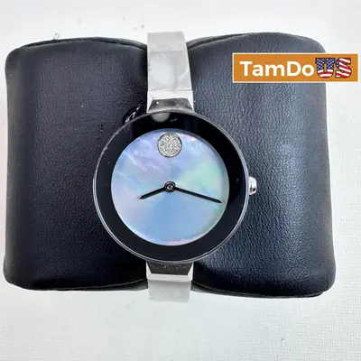 Movado Bold Bangle Women’s Swiss Quartz Watch, Stainless Steel 28 mm - Thumbnail 1