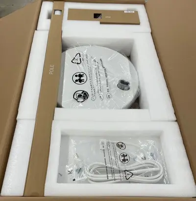 Moving Style Stand for Samsung 32" M7 M8 Monitor, LS-MTS1S32WHT, VESA 100x100 - Thumbnail 2