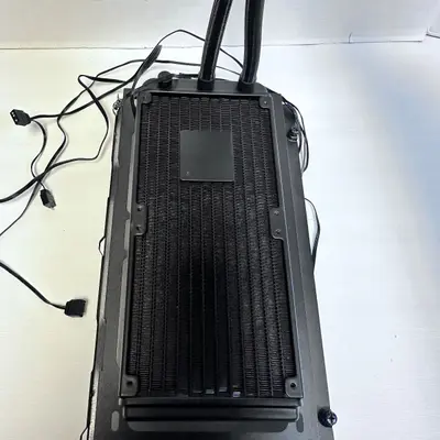 MSI 240mm AIO Liquid CPU Cooler RGB Dual Fan with Mounting Bracket - Thumbnail 6