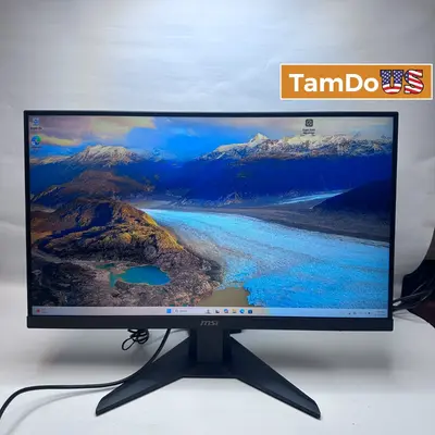 MSI MAG256F 24" Flat FHD 180Hz 1ms Adaptive Sync Gaming Monitor Black - Thumbnail 1
