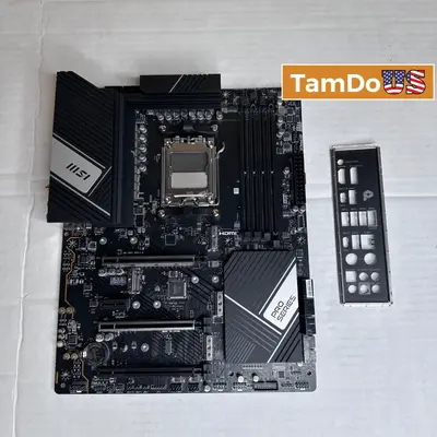 MSI PRO X670-P WIFI Motherboard AMD Socket AM5 Ryzen 7000 8000 9000 DDR5 ATX - Good - Real photo at TamDo.us