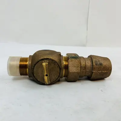 Mueller Insta-Tite Brass Service Valve NL Water Gas Line Control Fitting - Thumbnail 7
