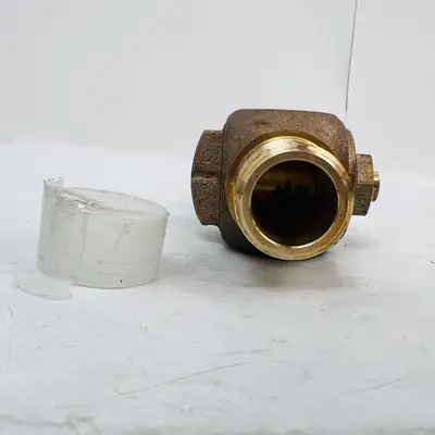 Mueller Insta-Tite Brass Service Valve NL Water Gas Line Control Fitting - Thumbnail 3