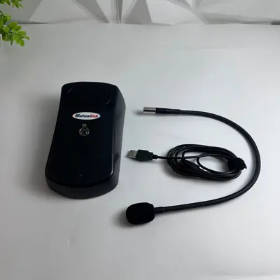 Mutualink M880-049 Desktop USB Speaker Gooseneck Microphone Base Station Station - Thumbnail 4