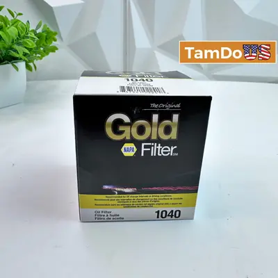 NAPA Gold 1040 Premium Engine Oil Filter FOR Chevrolet Buick GMC Isuzu (12-Pack) - Thumbnail 1