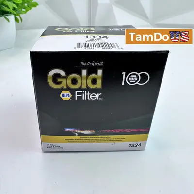 NAPA Gold 1334 Premium Engine Oil Filter OEM FOR Honda Acura Isuzu Proton - Thumbnail 1