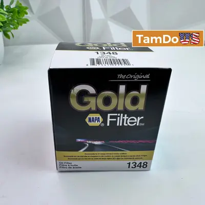 NAPA Gold 1348 Premium Engine Oil Filter OEM FOR Toyota Lexus Scion Ford - Thumbnail 1