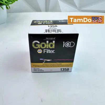 NAPA Gold 1358 Premium Engine Oil Filter OEM FOR Honda Acura Nissan Infiniti - New - Real photo at TamDo.us