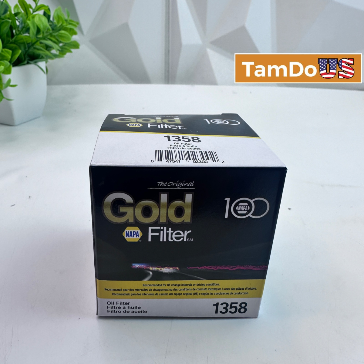 NAPA Gold 1358 Spin-On Engine Oil Filter FOR Honda Civic Accord CR-V Nissan - Photo 1 - Real photo at TamDo.us