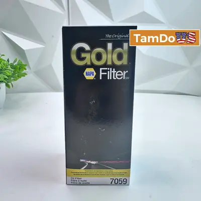 NAPA Gold 7059 Premium Cartridge Engine Oil Filter FOR Toyota Prius Corolla - Thumbnail 1