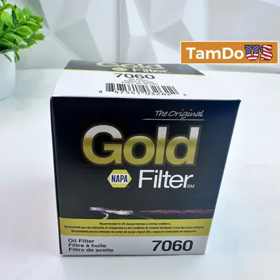 NAPA Gold 7060 Cartridge Engine Oil Filter FOR Toyota Camry RAV4 Sienna Lexus - Thumbnail 1