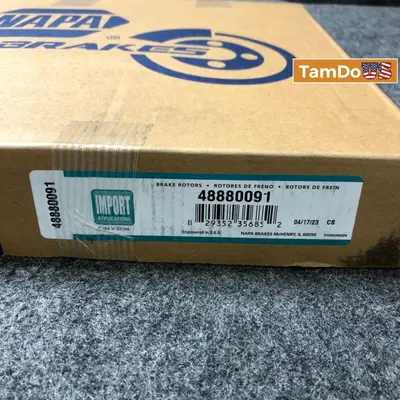 Napa Premium Brake Rotor 48880091 Hyundai Santa Fe 2001-2006 - Thumbnail 5