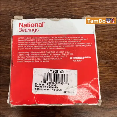 National JM205149 Taper Bearing Cone - Thumbnail 8
