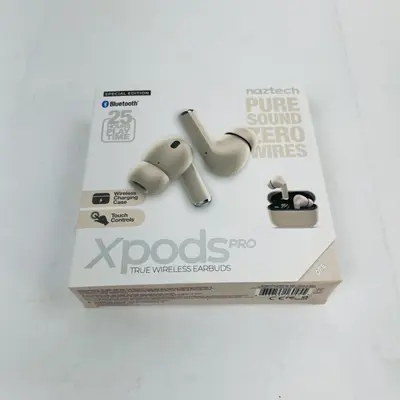Naztech Xpods Pro True Wireless Earbuds, 25H Playtime, Touch, Charging Case - Thumbnail 2