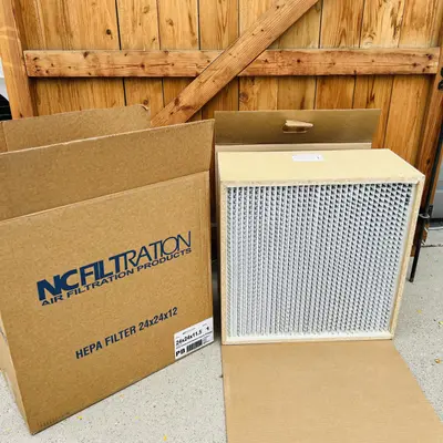 NC Filtration HEPA Filter 24x24x11.5 99.97% Efficiency - Thumbnail 2