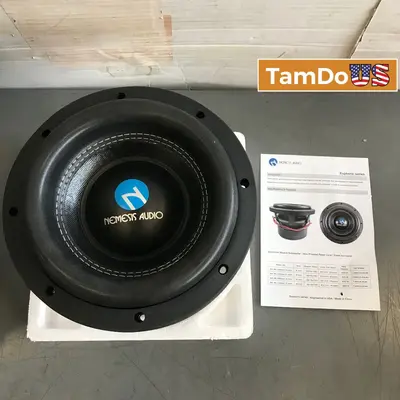 Nemesis Audio NA-8E v.3 Euphoric Series 8" 650W RMS Car Subwoofer Bass Speaker - New Open Box - Real photo at TamDo.us