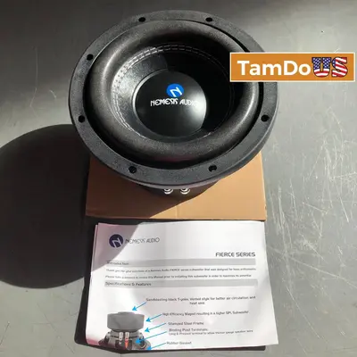 Nemesis Audio NA-8F 800W Max Dual 4-Ohm 8" Subwoofer - New Open Box - Real photo at TamDo.us