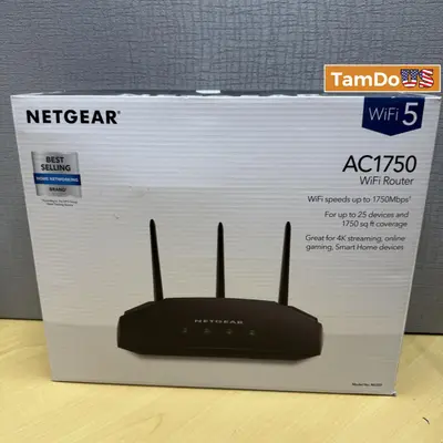 Netgear AC1750 Smart WiFi Router - 802.11 AC Dual Band Gigabit - New Open Box - Real photo at TamDo.us