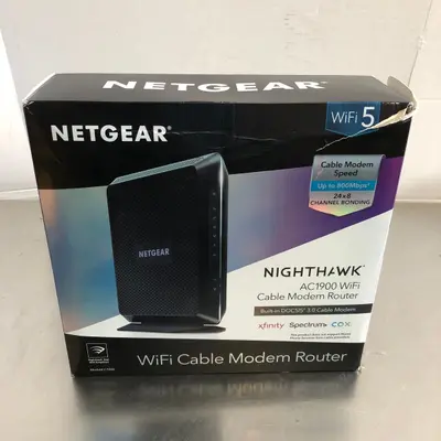 NETGEAR C7000-100NAS Cable Modem Router Combo | DOCSIS 3.0 | Xfinity Approved - Thumbnail 1