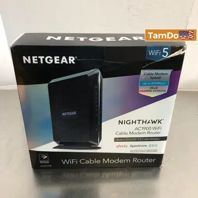 NETGEAR C7000-100NAS Cable Modem Router Combo | DOCSIS 3.0 | Xfinity Approved - Thumbnail 7