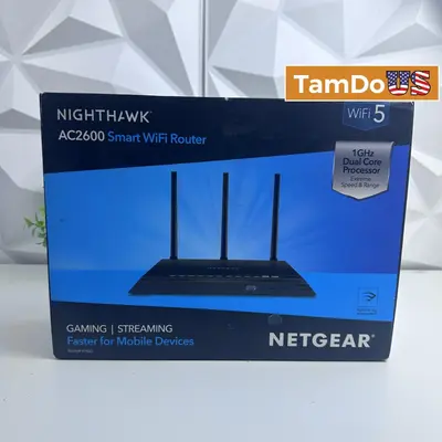 Netgear Nighthawk AC2600 Smart WiFi Gaming & Streaming Router R7450 - Thumbnail 1