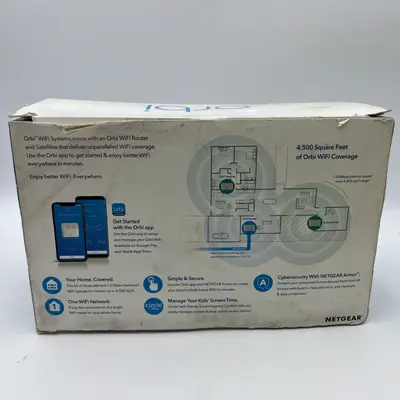 NETGEAR Orbi RBK13 AC1200 Mesh WiFi System Router + Satellite - Thumbnail 9