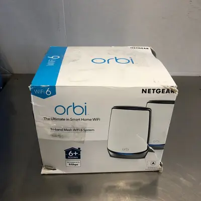 NETGEAR Orbi RBK852 AX6000 Tri-Band WiFi 6 Mesh System RBR850 Router + RBS850 - Thumbnail 6