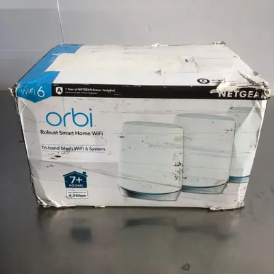 NETGEAR RBK753S-100NAS Orbi Tri-Band WiFi 6 Mesh System Router + 2 Satellites - Thumbnail 3