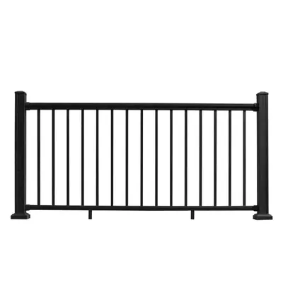 NewTechWood AL-POST-36-BLK 3” Aluminum Railing Post Kit Black - Thumbnail 4