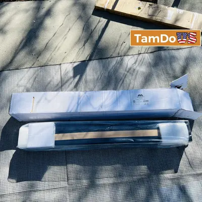 NewTechWood AL-POST-36-BLK 3” Aluminum Railing Post Kit Black - New - Real photo at TamDo.us