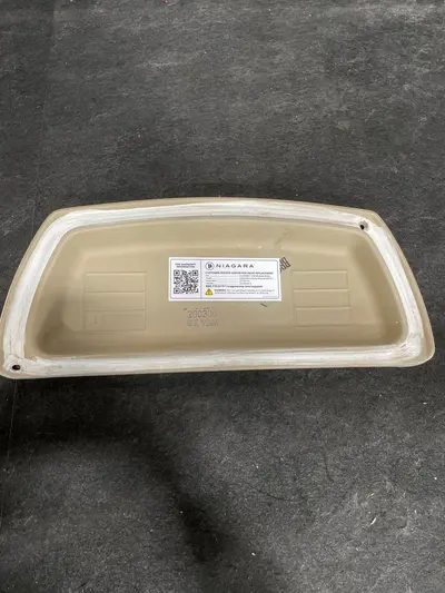 Niagara Sabre Stealth 1.1 GPF Toilet Tank White Left Hand 22.0300.01LWH - Thumbnail 4