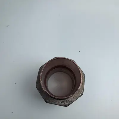 NIBCO 1-1/2 Inch Copper Solder to Female Threaded FIPT Brass Dielectric Union - Thumbnail 4
