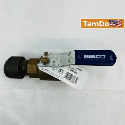 NIBCO NL9500A Brass Ball Valve, 1" Threaded - Thumbnail 1