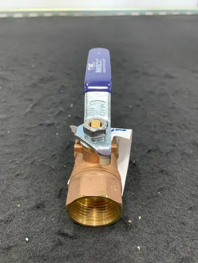 Nibco T-580A 3/4" Brass Ball Valve, FIP Threaded, Conventional Port - Thumbnail 2