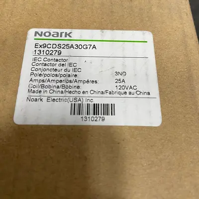 Noark Ex9CDS25A30G7A 1310279 IEC Contactor 3NO 25A 120VAC Coil - Thumbnail 10