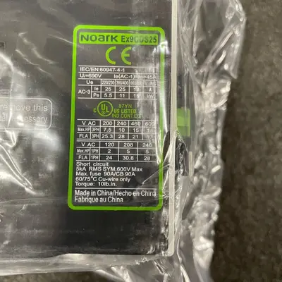 Noark Ex9CDS25A30G7A 1310279 IEC Contactor 3NO 25A 120VAC Coil - Thumbnail 5
