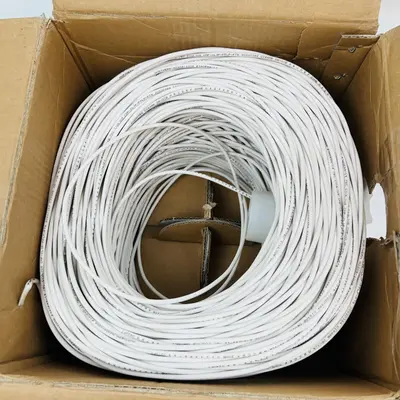 Northern 22AWG 4C CMP White Communication Cable, 1000ft Pull Box - Thumbnail 3